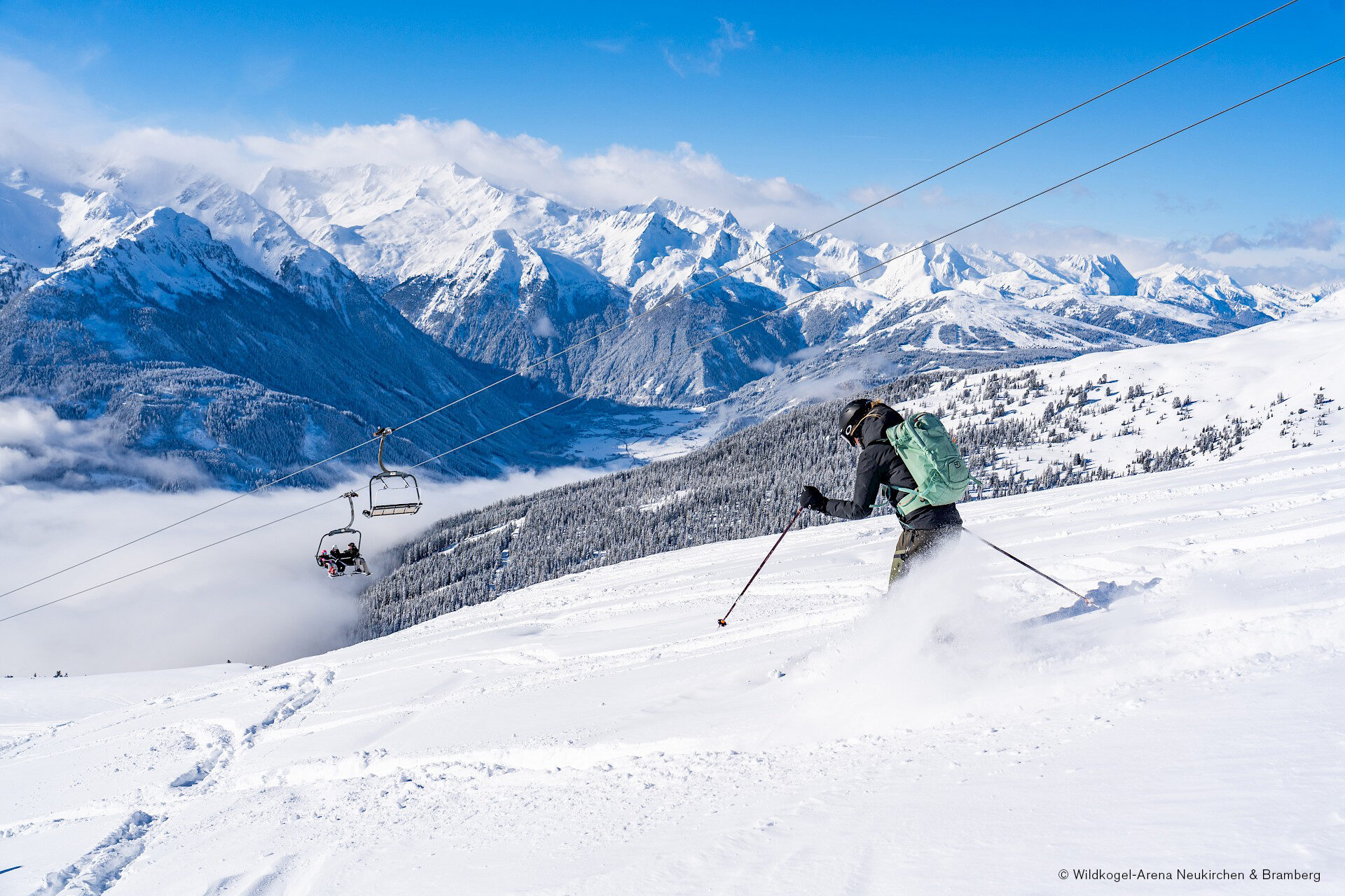 AlpenPura Boutique Chalets Luftbild Sommer – Neukirchen am Großvenediger
